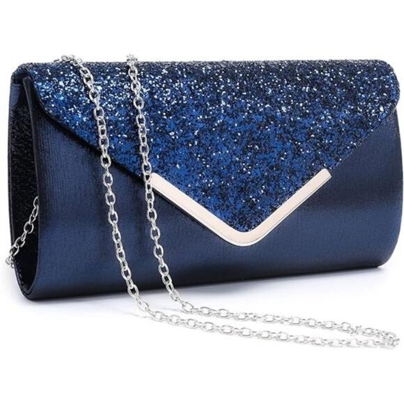 Women Evening Bags Formal Clutch Purses for Wedding Party Prom Handbags - Picture 7 of 7